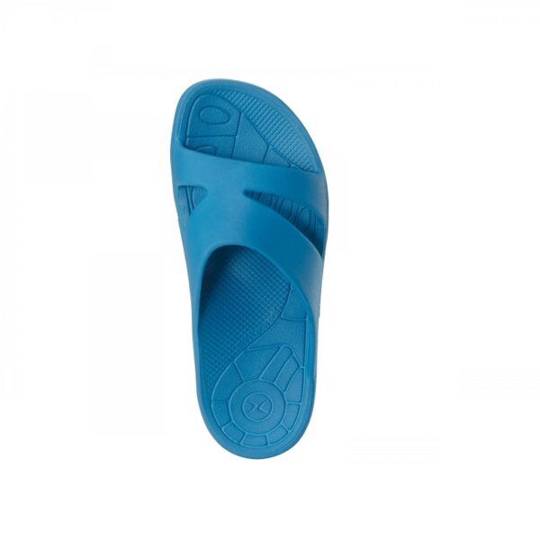 Дамски ортопедични чехли цвят син